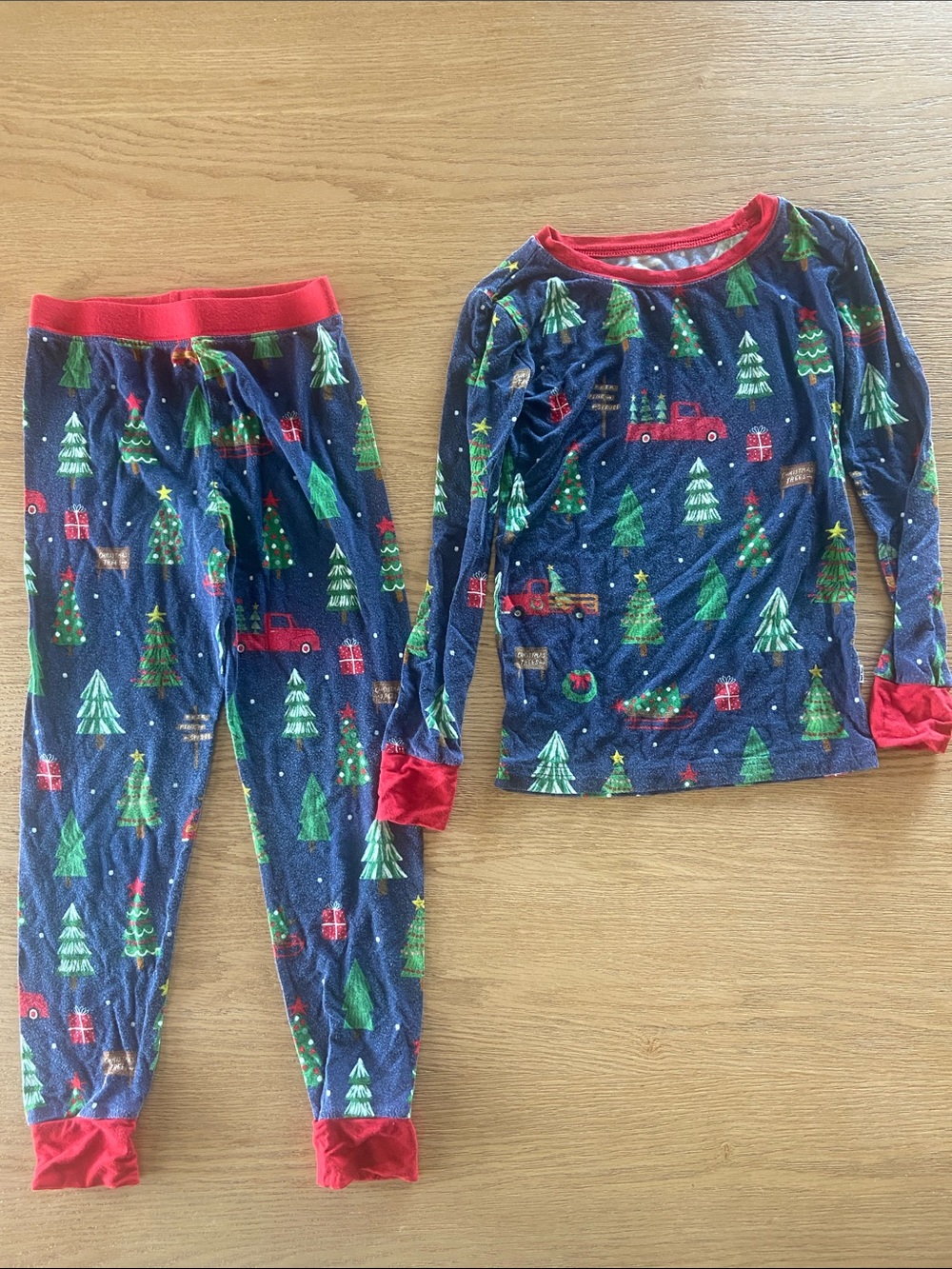 Christmas Print Pajama Set